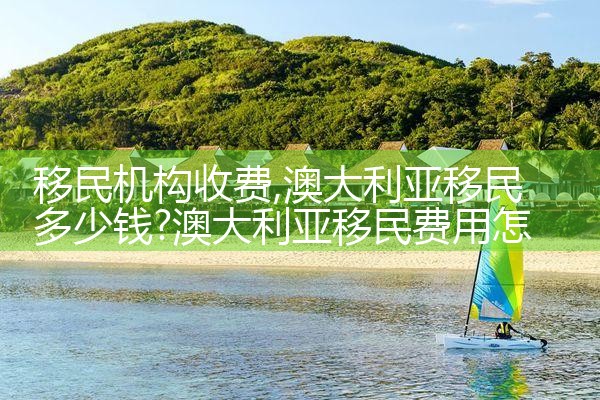 移民机构收费