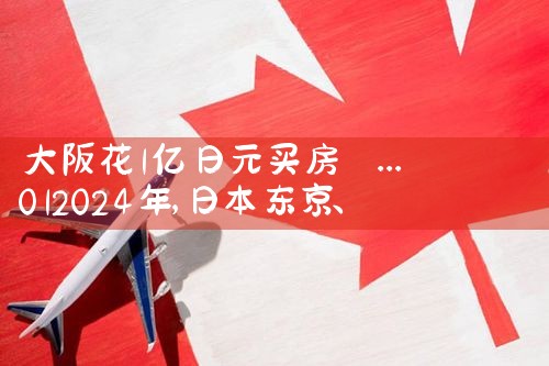 上海人在大阪买房子可以吗