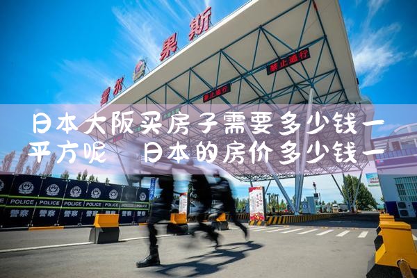 在日本大阪哪里买房比较好呢视频