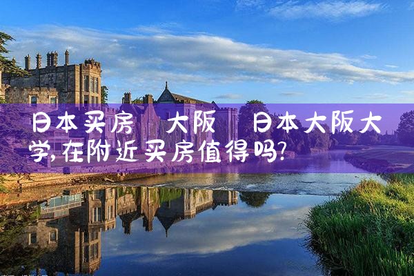 日本大阪堺市买房