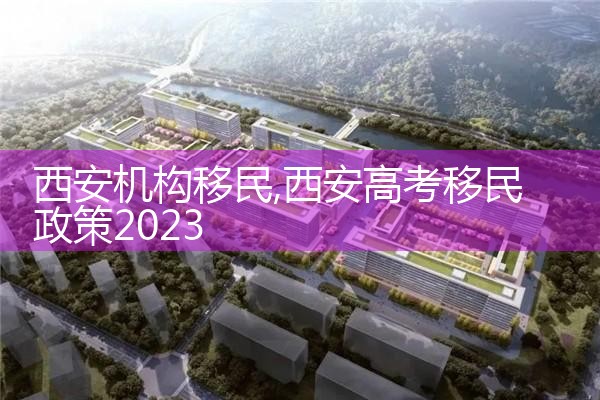西安机构移民