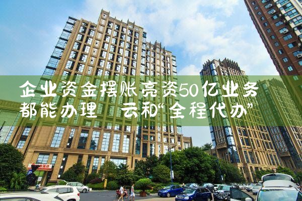 企业资金摆账亮资50亿业务都能办理