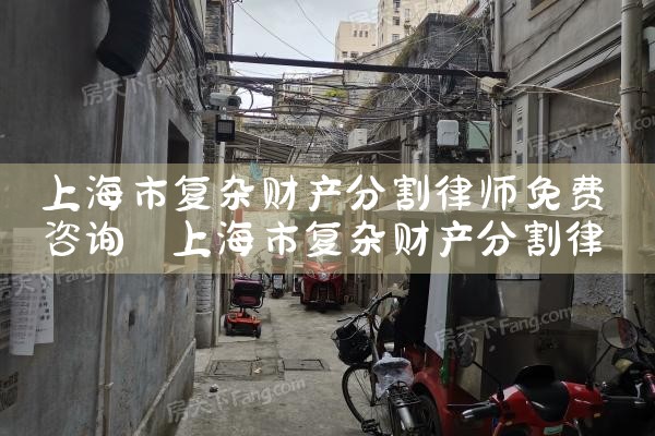 上海市复杂财产分割律师免费咨询