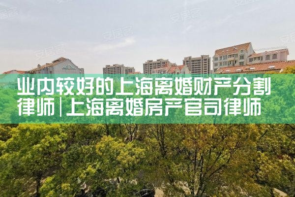 值得信赖的上海离婚子女财产分割