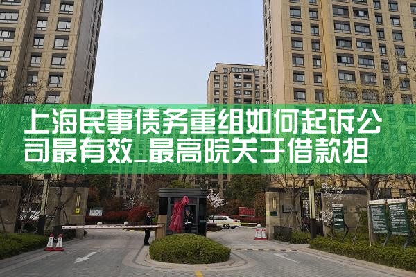 上海民事债务重组如何起诉公司最有效