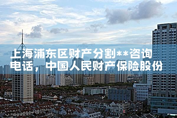 上海浦东区财产分割**咨询电话