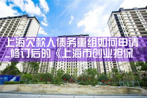 上海银行债务重组方式有几种