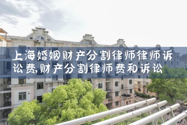 上海本地离婚财产分割律师网站