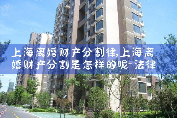 上海松江区财产分割律师事务所