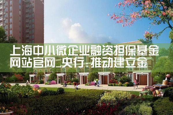 上海担保基金官网首页