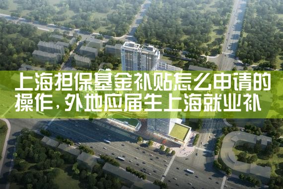 上海担保基金贷款 嘉定网点在哪