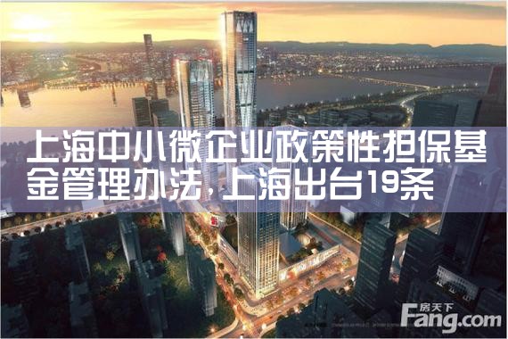 上海中小微担保基金无还本续贷