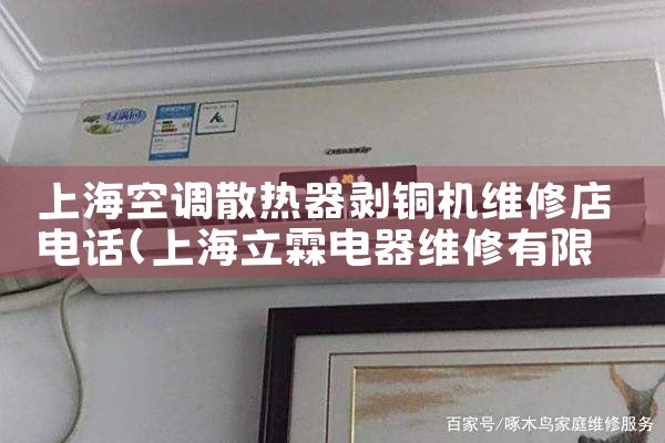 上海空调散热器剥铜机维修店电话|7*24小时上门维修服务